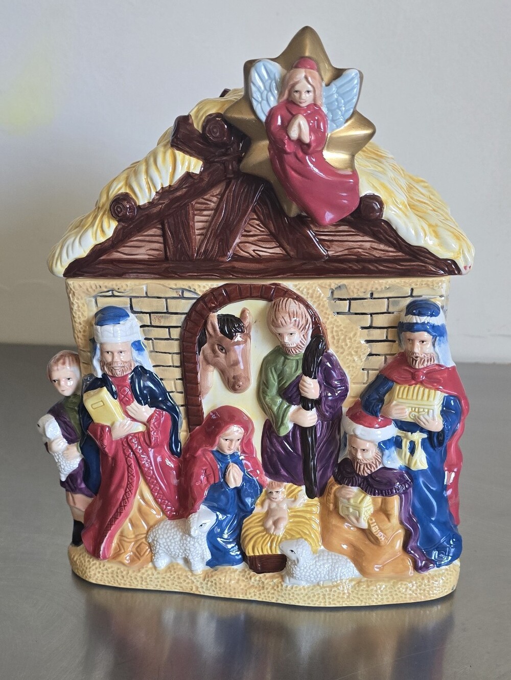 Nativity Scene Figurine Holiday Home Décor - Multi